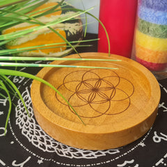 Suport din lemn de mango Seed of Life