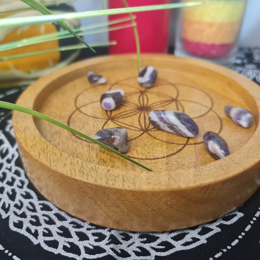 Suport din lemn de mango Seed of Life