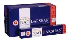 Bețișoare parfumate naturale, Golden Nag - Darshan, 15 g, aprox 15 bucăți