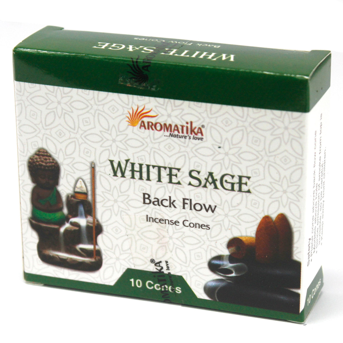Conuri parfumate Salvie Albă White Sage fum curgător pentru purificare energetică și ritualuri de smudging